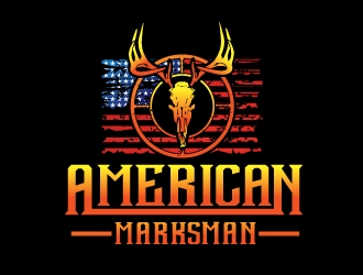 American Marksman logo design by Conception