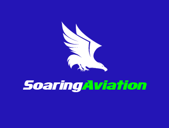 Soaring Aviation LLC logo design by PRN123