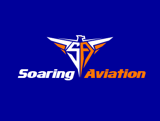Soaring Aviation LLC logo design by PRN123
