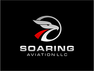 Soaring Aviation LLC logo design by hole