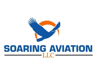 Soaring Aviation LLC logo design by mckris