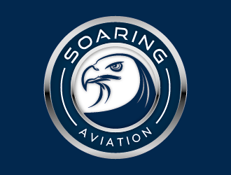 Soaring Aviation LLC logo design by spiritz