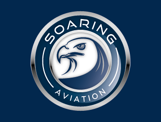 Soaring Aviation LLC logo design by spiritz