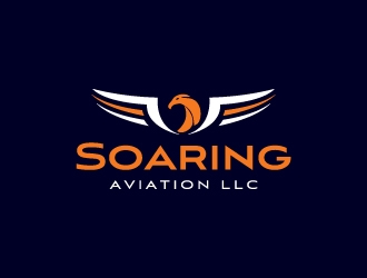 Soaring Aviation LLC logo design by zakdesign700