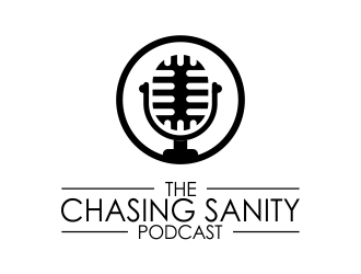 The Chasing Sanity Podcast logo design by done