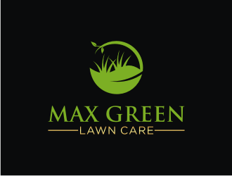 MAX GREEN Lawn Care  logo design by mbamboex