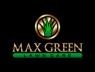 MAX GREEN Lawn Care  logo design by done