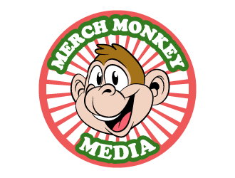 Merch Monkey Media logo design by zakmoza