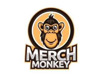 Merch Monkey Media logo design by Alex7390