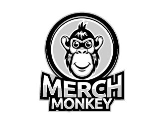 Merch Monkey Media logo design by Alex7390