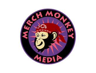 Merch Monkey Media logo design by Kruger