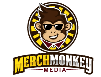 Merch Monkey Media logo design by THOR_