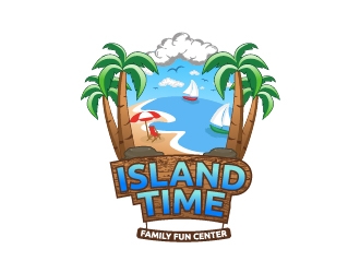 Island Time Family Fun Center  logo design by Alex7390
