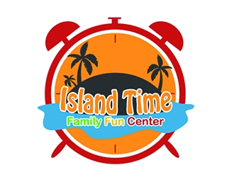 Island Time Family Fun Center  logo design by rikFantastic