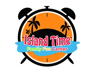 Island Time Family Fun Center  logo design by rikFantastic