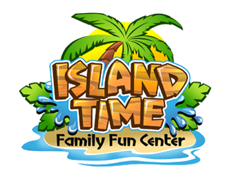 Island Time Family Fun Center  logo design by ingepro