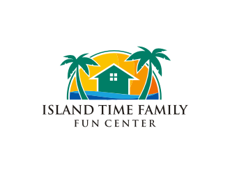 Island Time Family Fun Center  logo design by Franky.