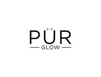 PUR Glow logo design by johana
