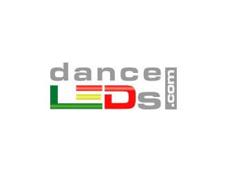 Dance LEDs  or danceLEDs.com or DanceLEDs.com logo design by salis17