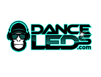 Dance LEDs  or danceLEDs.com or DanceLEDs.com logo design by dondeekenz