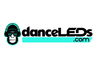 Dance LEDs  or danceLEDs.com or DanceLEDs.com logo design by dondeekenz