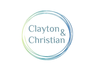 Clayton & Christian logo design by Marianne