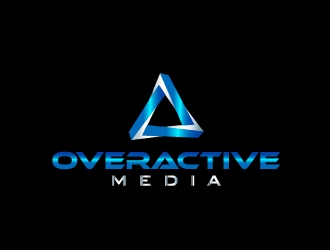 OverActive Media logo design by Marianne