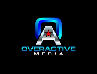 OverActive Media logo design by uttam