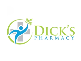 Dicks Pharmacy, Orchard Drug, Medical Office Pharmacy, Medsync Pharmacy, Kwik Meds, Jerome Drug, Buhl Drug. logo design by ruki