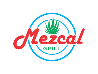 Mezcal Grill  logo design by AisRafa