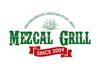 Mezcal Grill  logo design by Cekot_Art