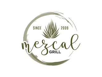 Mezcal Grill  logo design by Boomstudioz