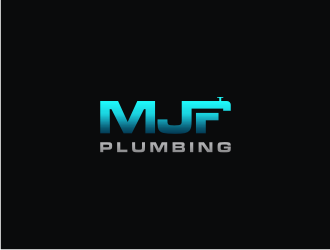 MJF PLUMBING  logo design by mbamboex