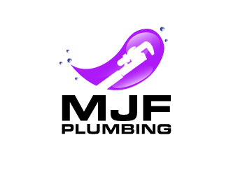 MJF PLUMBING  logo design by PRN123