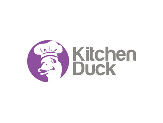 Kitchen Duck logo design by logolady