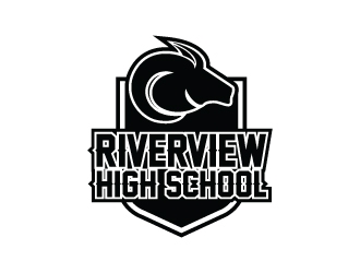 Riverview High School logo design by Boomstudioz