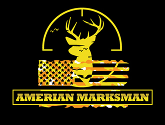 American Marksman logo design by Suvendu
