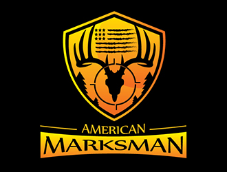 American Marksman logo design by Suvendu