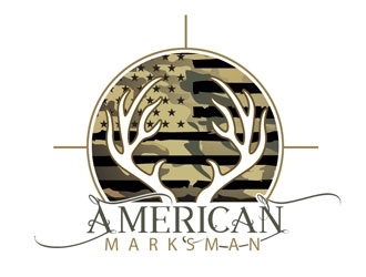 American Marksman logo design by LogoInvent