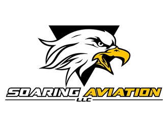 Soaring Aviation LLC logo design by FlashDesign