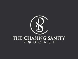 The Chasing Sanity Podcast logo design by Aelius