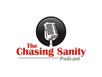 The Chasing Sanity Podcast logo design by gitzart