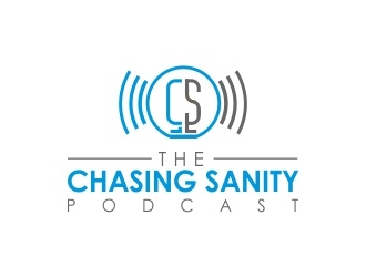 The Chasing Sanity Podcast logo design by lj.creative