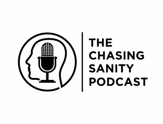 The Chasing Sanity Podcast logo design by agus