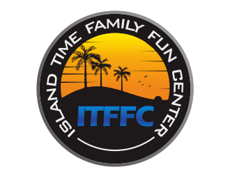 Island Time Family Fun Center  logo design by YONK