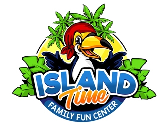 Island Time Family Fun Center  logo design by veron