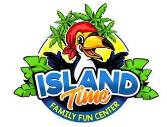 Island Time Family Fun Center  logo design by veron