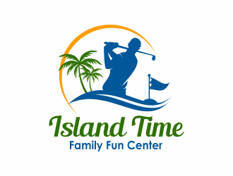 Island Time Family Fun Center  logo design by mutafailan