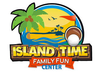 Island Time Family Fun Center  logo design by coco