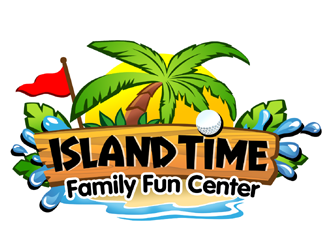 Island Time Family Fun Center  logo design by ingepro